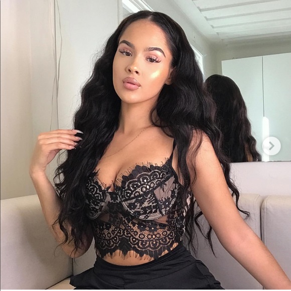 Hot Miami Styles Tops - 💕MAKE AN OFFER! SEXY BLACK LACE BRALETTE TOP😍💕